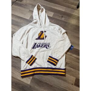 LA Lakers Ultra Game Polar Bear Fleece Hoodie Men’s XL Oat NWT NBA Sweatshirt